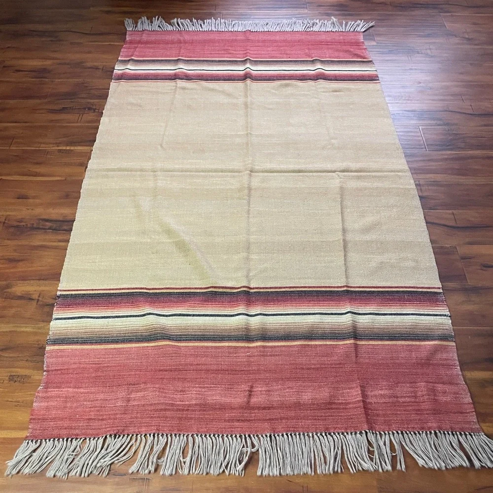 Southwestern Striped Throw Blanket Tablecloth 51